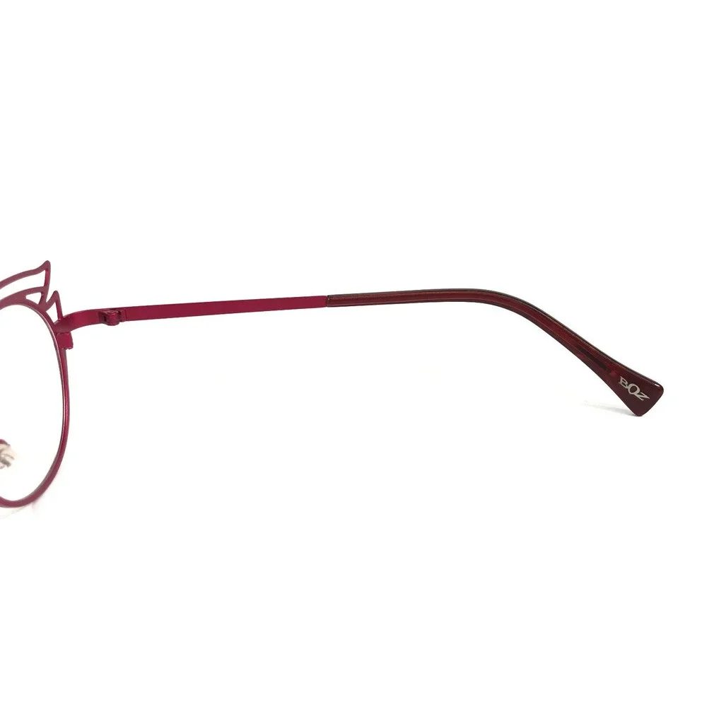 BOZ Eyeglasses Frames DYAM 7582 Plum Fuchsia Pink Purple Cat Eye 47-20-140
